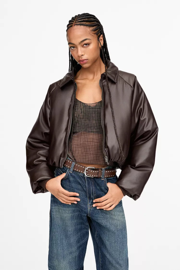 Brown Bomber Jacket