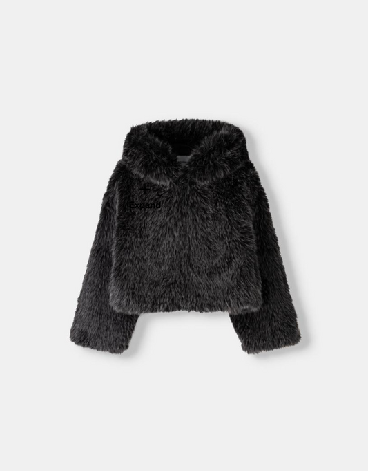 Hooded Fur Jacket